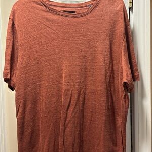 Men's Casual Rust Short Sleeve Tee
